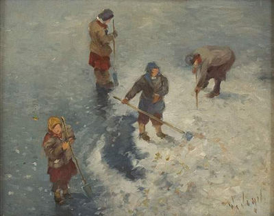 Wintervergnügen by Werner Vogel - Auction record, sale price, and art valuation. Compare with similar artists and explore comparable artworks.