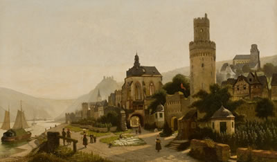 Das Rheinufer bei Oberwesel