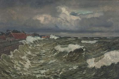 Küstenlandschaft mit Fischerdorf und stürmischer See by Paul Kassenberg - Auction record, sale price, and art valuation. Compare with similar artists and explore comparable artworks.