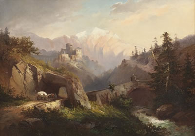 Berglandschaft by Fritz Klingelhöfer - Auction record, sale price, and art valuation. Compare with similar artists and explore comparable artworks.