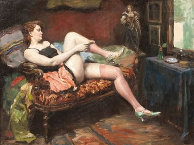 Junge Frau bei der Toilette by Miklos Mihalovits - Auction record, sale price, and art valuation. Compare with similar artists and explore comparable artworks.