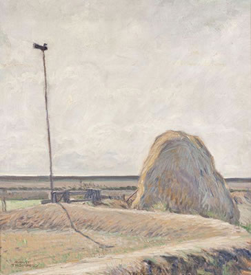 Nach der Heuernte by August Trumper - Auction record, sale price, and art valuation. Compare with similar artists and explore comparable artworks.