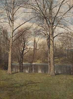 Parklandschaft mit See im Frühling by Eduard Weichberger - Auction record, sale price, and art valuation. Compare with similar artists and explore comparable artworks.