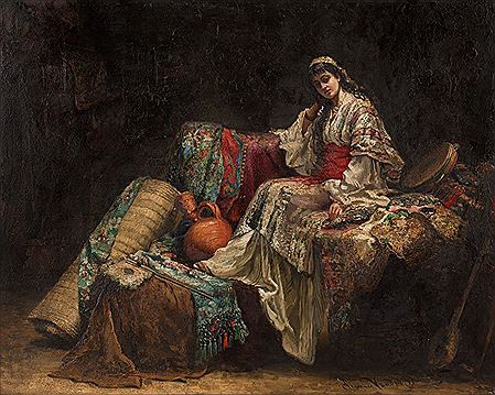 Sample artwork by Clemens van den Broeck (1843 - 1922), known for painting - View similar artists and auction records