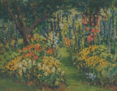 Enchanted Garden by Clara L Fairfield Perry - Auction record, sale price, and art valuation. Compare with similar artists and explore comparable artworks.