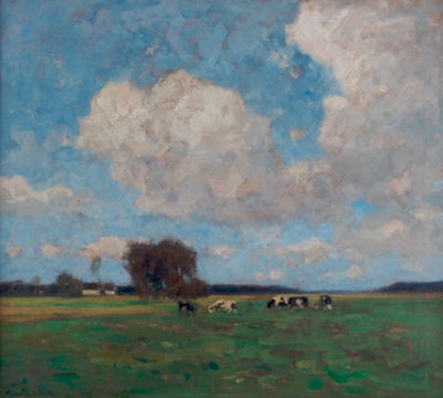 Weidende Kuno-Cows in Pasture