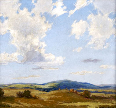 Sample artwork by James Topping (1879 - 1948), known for regional landscape painting, lithography - View similar artists and auction records