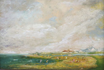 Beach Scene by Charles Hetherington - Auction record, sale price, and art valuation. Compare with similar artists and explore comparable artworks.