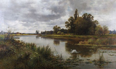 The Thames near Laleham Ferry