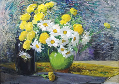 Marguerites dans la cruche