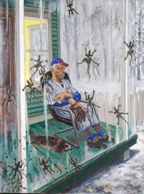 The Old Baseball Player