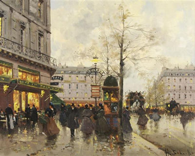 Paris Street Scene