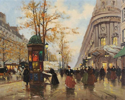 Paris Street Scene