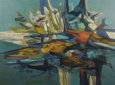 Abstract in Blue
