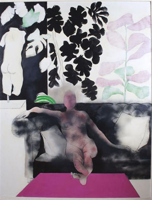 Le modele au divan noir by Paul Guiramand - Auction record, sale price, and art valuation. Compare with similar artists and explore comparable artworks.