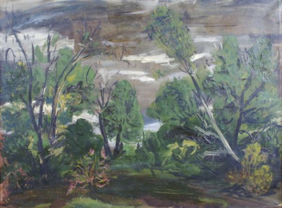 Landscape (in original artist's frame)