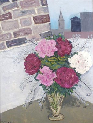 Still Life with Flowers (in original artist's frame)