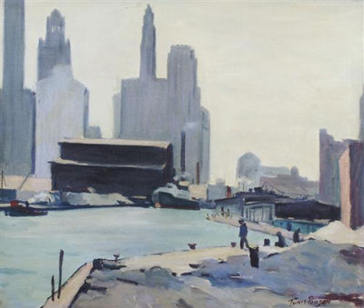 Blue Chicago River