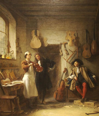 The Violin Maker by John Seymour Lucas - Auction record, sale price, and art valuation. Compare with similar artists and explore comparable artworks.