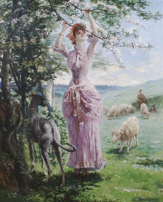 Girl with Sheep