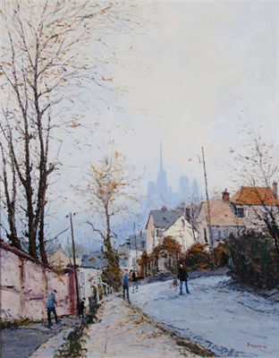 Street Scene, Rouen