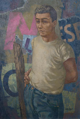 Portrait of Herbert Laurence Davidson: Self-portrait