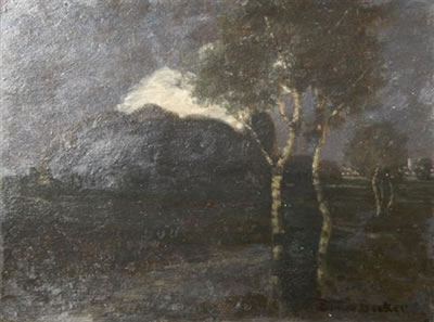 MOONLIGHT FARM SCENE
