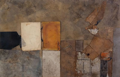 Sample artwork by Robert Nickle (1919 - 1980), known for assemblage, non ob collage - View similar artists and auction records