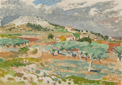 Provencalische Landschaft, 1957