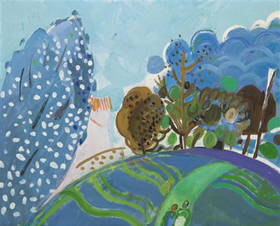 Hill and Trees