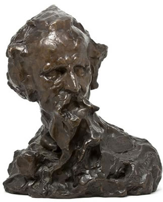 Portrait of Ernesto Bazzaro: self portrait with beard