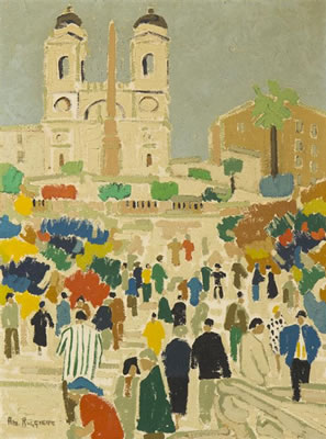 Sample artwork by Amedeo Ruggiero (1912 - 1986), known for painting - View similar artists and auction records