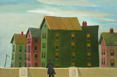 Row Houses by Harold Noecker - Auction record, sale price, and art valuation. Compare with similar artists and explore comparable artworks.
