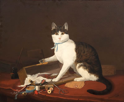 Mischief, 1858 by Newbold Trotter - Auction record, sale price, and art valuation. Compare with similar artists and explore comparable artworks.