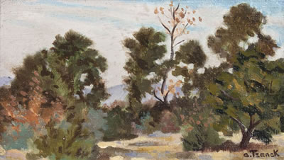 Forest Path by Andre Charles Tzanck - Auction record, sale price, and art valuation. Compare with similar artists and explore comparable artworks.