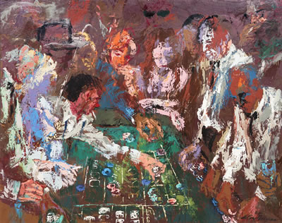 Vegas, 1961 by LeRoy Neiman - Auction record, sale price, and art valuation. Compare with similar artists and explore comparable artworks.