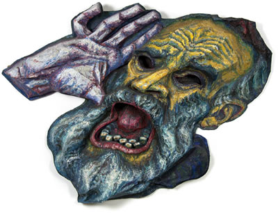 Self-portrait as Mask of Mordechai, 1989