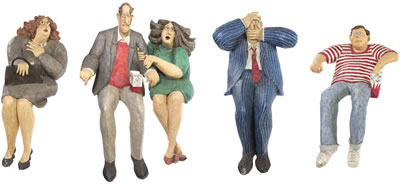 Theater Seats (a set of five characters), 1983