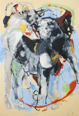 Portrait of a Bull