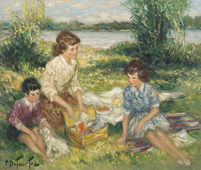 Pique-nique by Pierre Eugène Duteurtre - Auction record, sale price, and art valuation. Compare with similar artists and explore comparable artworks.