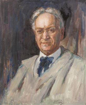 Portrait of Francesco Jiaconino Spicuzza: Self Portrait, 1958