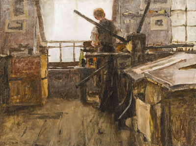An Etcher's Studio, 1887