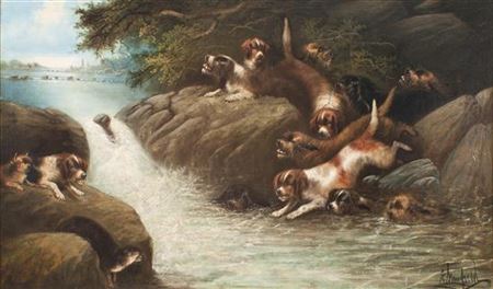 Sample artwork by Edward George Armfield (1817 - 1896), known for painting and sculpture - View similar artists and auction records