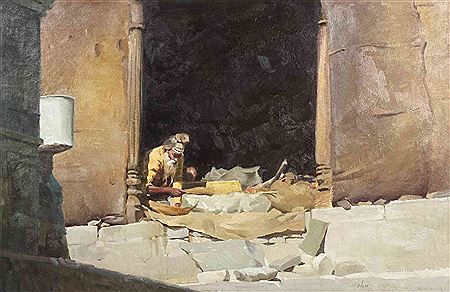 Holy Beggar by Kang Cho - Auction record, sale price, and art valuation. Compare with similar artists and explore comparable artworks.