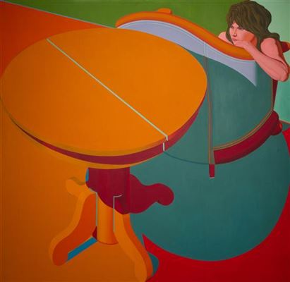 Sondra and Table No. 2, 1970 by Jack Beal - Auction record, sale price, and art valuation. Compare with similar artists and explore comparable artworks.