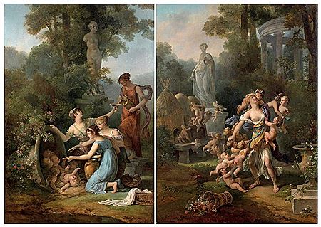Sample artwork by Jean-Frédéric Schall (1752 - 1825), known for painting and sculpture, genre and pastoral - View similar artists and auction records