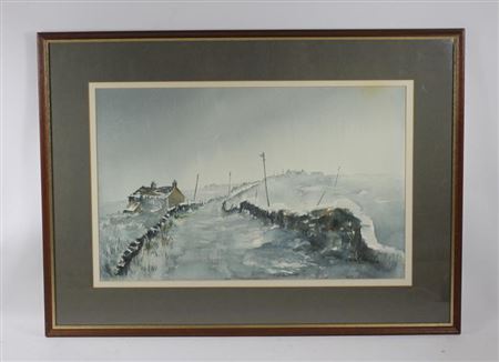 Sample artwork by Ashley N Jackson (Born 1940), known for painting - View similar artists and auction records