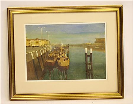The Harbour at Ostend, Belgium