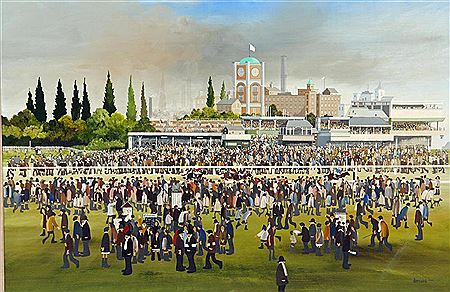 "Ds that mean there`s no Dinner Now" by Brian Shields - Auction record, sale price, and art valuation. Compare with similar artists and explore comparable artworks.