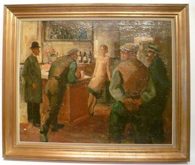 Scène de taverne by Jan Van Cleemput - Auction record, sale price, and art valuation. Compare with similar artists and explore comparable artworks.